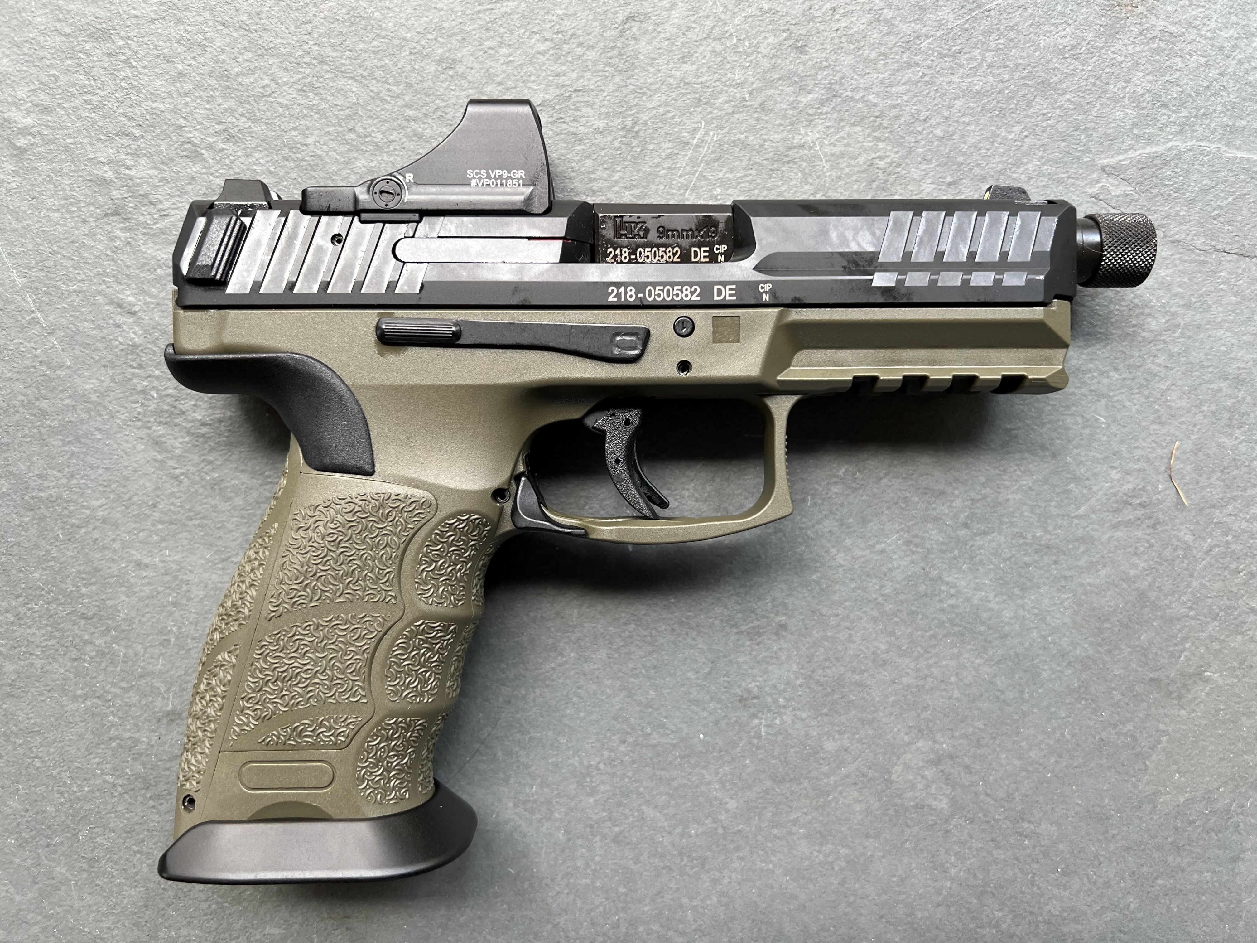 Heckler&Koch SFP9 SF SD OR Natogrün (Set mit SCS-VP9-GR)