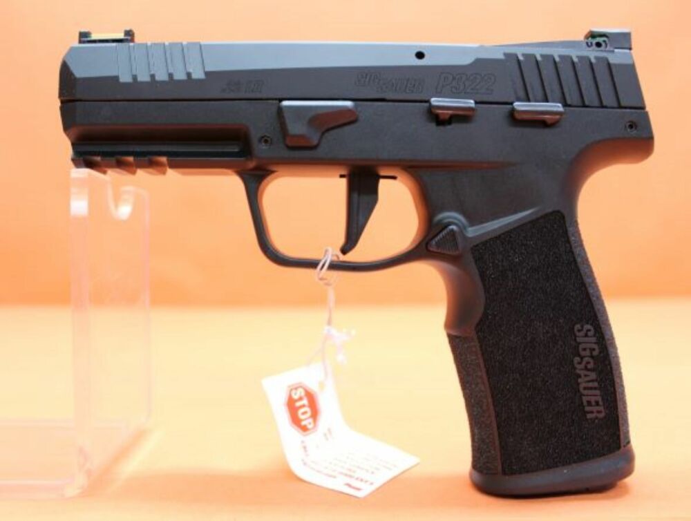 SIG Sauer Ha.Pistole .22lr SIG Sauer P322 4" Lauf, 3-Dot Fiber-Optic Visier, 20-Schuss, Optics-Ready