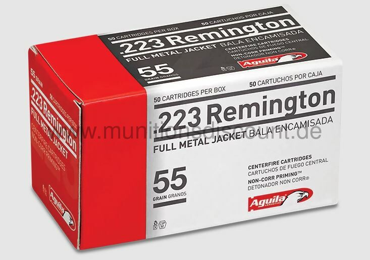 Aguila .223Rem., 55 grs Vollmantel