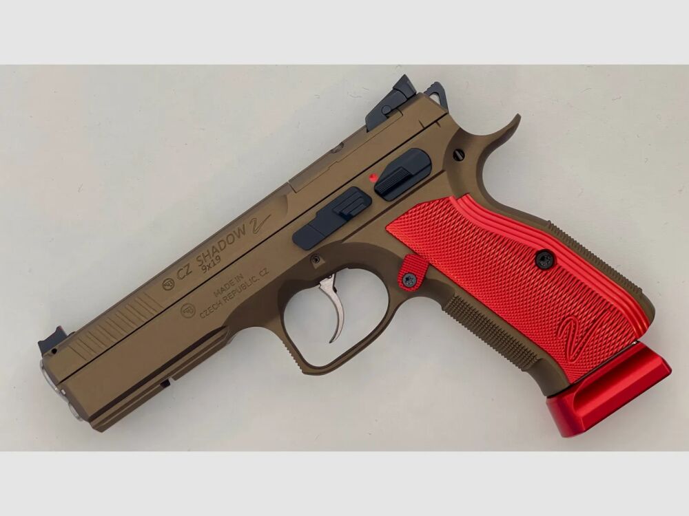 CZ Česká zbrojovka a.s. CZ SHADOW 2 Special "Jagdlounge BURNT BRONZE RED Edition" NEU 9mmLuger